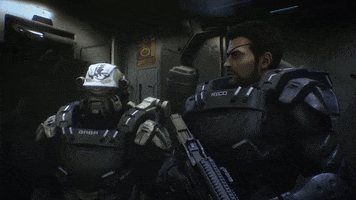 Shake It Off Starship Troopers GIF by Starship Troopers: Traitor of Mars