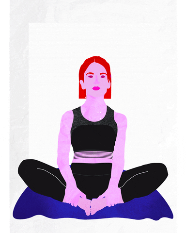 Illustration Yoga GIF by Nicole Licht