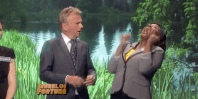 excited excitement GIF by Wheel of Fortune