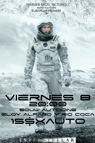 tantrum interstellar viernes 8 20:00 soul autocine GIF