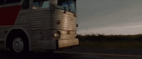 tour bus GIF by The Orchard Films