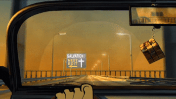 eggs car sign gorillaz murdoc GIF