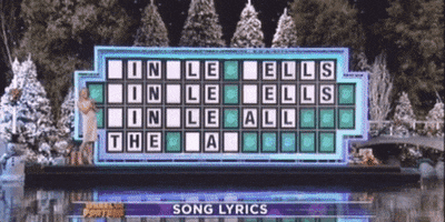 merry christmas jingle bells GIF by Wheel of Fortune