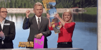 cheering GIF by Wheel of Fortune