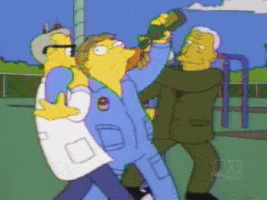rene_leonardo drink barney gummble GIF