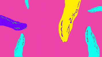cowwolf loop rotoscope abyss bright colors GIF