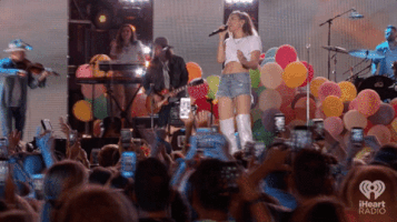 sing miley cyrus GIF by iHeartRadio
