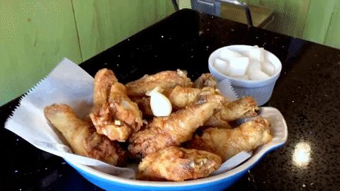 korean fried chicken GIF by Asian American and Pacific Islander Heritage Month