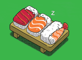 Sleep Sushi GIF by Threadless
