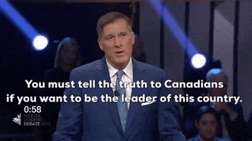 canada canada election 2019 canada federal elections 2019 maxime bernier you must tell the truth to canadians if you want to be the leader of this country GIF