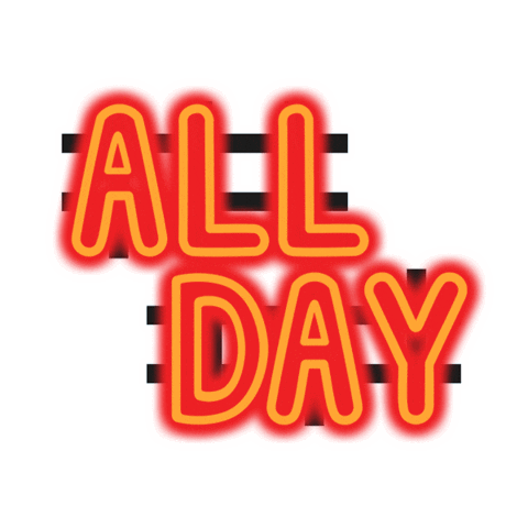 All Day Showtime Sticker by John Lindahl