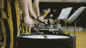 Drum Sticks Drums GIF by Michigan Tech