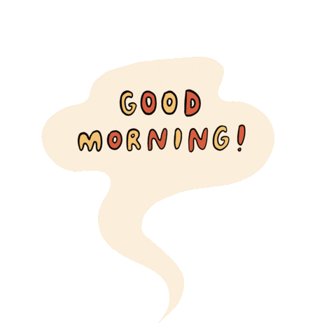Good Morning Tea Sticker