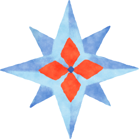 Rising Star Symmetry Sticker by chaosego