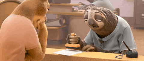 Office Sloth GIF by Disney Zootopia - Find & Share on GIPHY
