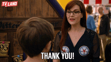sara rue thank you GIF by TV Land