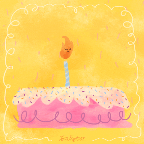 Birthday Cake Dance GIF by jecamartinez