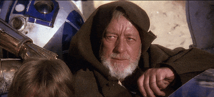 obi wan kenobi these are not the droids youre looking for GIF by Star Wars