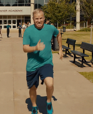Gerry Dee Running GIF by CBC - Find & Share on GIPHY