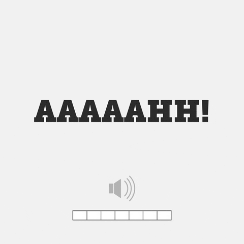 tricky text graphic sound audio GIF