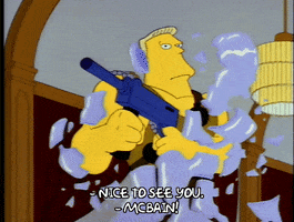 Season 4 Gun GIF by The Simpsons