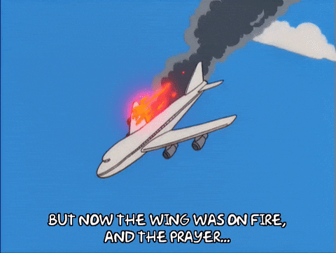 Image result for plane crash gif