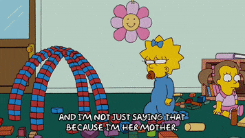 Playing Maggie Simpson GIF by The Simpsons