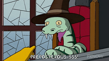 Episode 8 Snake GIF by The Simpsons
