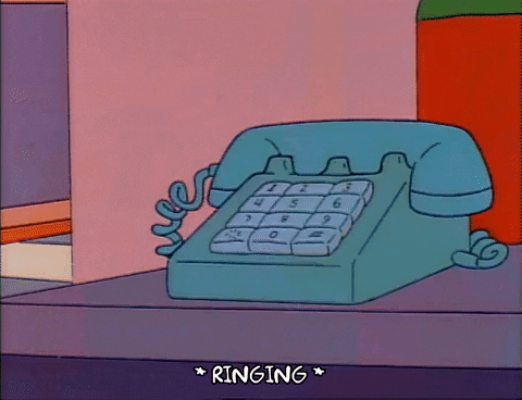 Ringing Season 3 GIF by The Simpsons - Find & Share on GIPHY