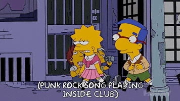 Lisa Simpson Milhouse Von Houten GIF by The Simpsons
