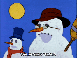season 4 melting snowmen GIF