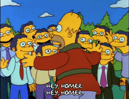 Season 3 Hello GIF by The Simpsons