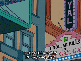 three dollar bill gay GIF