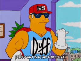 Episode 15 Duff Man GIF by The Simpsons