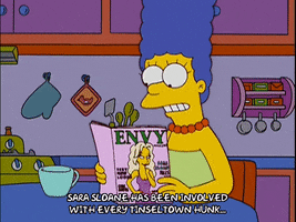 marge simpson coffee GIF
