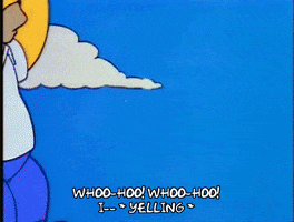 Flying Season 4 GIF by The Simpsons