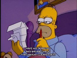 concentrating homer simpson GIF