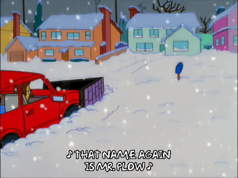 Happy Mr Plow GIF - Find & Share on GIPHY