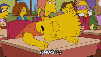 Episode 19 Sleeping GIF by The Simpsons