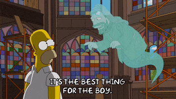 Episode 18 Ghost GIF by The Simpsons