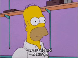 scared homer simpson GIF