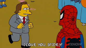 Episode 8 Spiderman GIF by The Simpsons