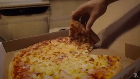 Pizza con piña o sin piña