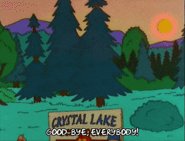 camping marge simpson GIF