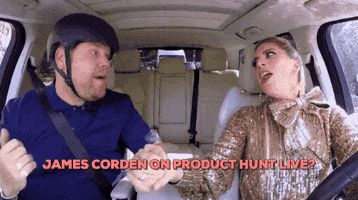 james corden GIF by Product Hunt