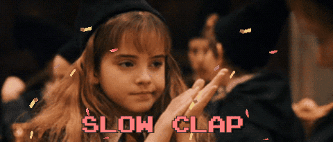 Harry Potter Slow Clap GIF by emibob - Find & Share on GIPHY