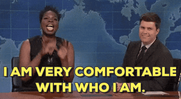 I Am Very Comfortable With Who I Am Leslie Jones GIF by Saturday Night Live