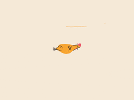 chicken eat GIF by Ethan Barnowsky