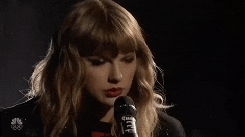 Taylor Swift Singing GIF by Saturday Night Live - Find & Share on GIPHY