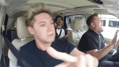 The Late Late Show with James Corden dance one direction dancing niall horan GIF